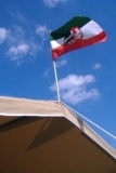 Falterbeflaggung - NRW-Flagge