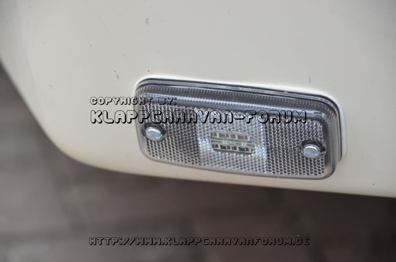 Camp-let Safir - Austausch der vorderen Positionsleuchten