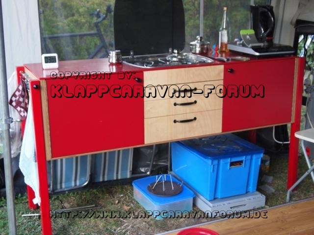 Küchenblock Eigenbau für Campwerk 1