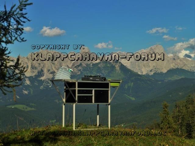 Kompakte Campingküche