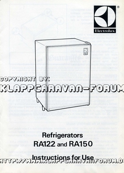 Camp-let Safir Kühlschrankprospekt