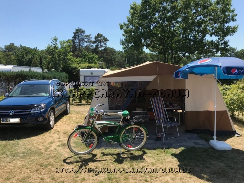 1979er Combi Camp Speed auf dem Campingpark Heidewald Sassenberg