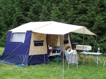 Regenschutz oder Sonnensegel