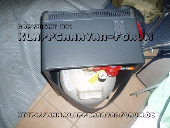 Heizung mit Gasflasche