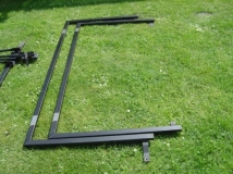 Fahrradträger Rapido Confort - Vier Einzelteile bevor die schaniere angeschweißt wurden