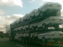 17 Camplet auf der Autobahn