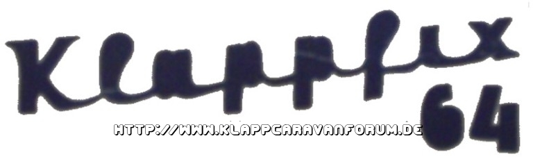 Klappfix Schriftzug