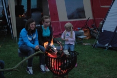 Nahe am Sommer 2010 - Samstag Abend - Stockbrot backen