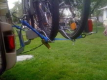 Rück-Fahrradträger klapp- und klinkbar