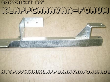 Eigenbau Radträgerhalter Heck Rapido 4