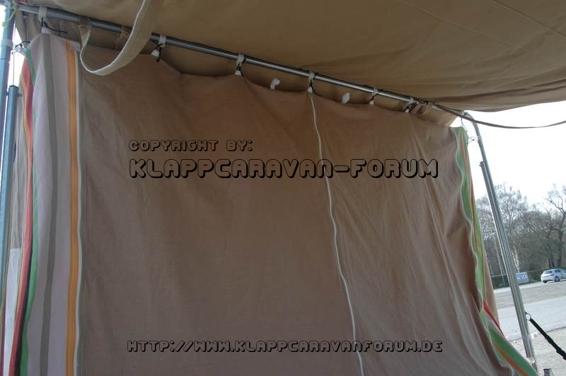 Innenzelt SK-Falter - Eigenanfertigung - Aufhängungen vorn