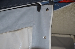 Schonung der Camplet Frontfenster