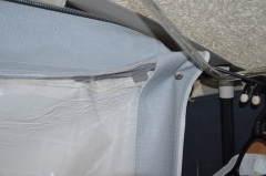 Schonung der Camplet Frontfenster