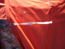 paradiso gummibaender zwischen den zeltstofflagen