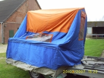 Ein Komplettaufbau war wegen des Wetters leider nicht möglich