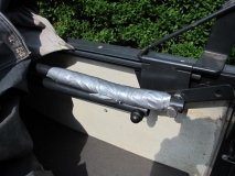 Reparatur des defekten Camp-Let-Gestänges