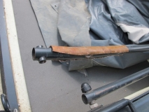 Reparatur des defekten Camp-Let-Gestänges