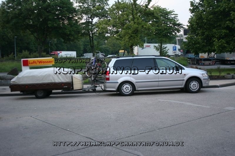 1 Fahrt mit dem Faltcaravan nach Suedfrankreich