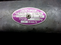 DeichselKopf und Achse