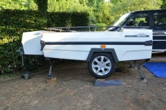 Aufbau Camp-let bei Gefälle