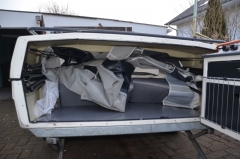 Camp-let - Einbau des erhöhten Lattenrostes