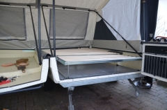 Camp-let - Einbau des erhöhten Lattenrostes