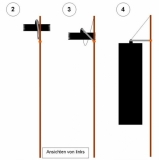 Plan 2 - integriertes Gestänge für Hängeschränke im Camp-let